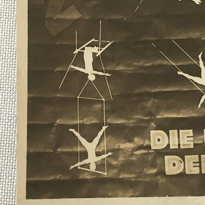 Circus Acrobat Performer Act Postcard Post Card Vintage 2 Buckwalds German