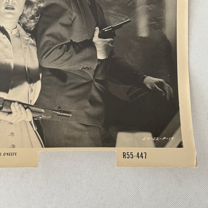 Vintage Movie Film Press Photo Photograph Walk a Crooked Mile Dennis O'Keefe