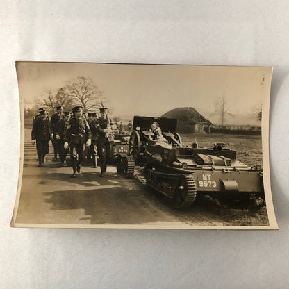 Military School 1932 Press Photo Photograph Eton vs Charterhouse UK Tanks