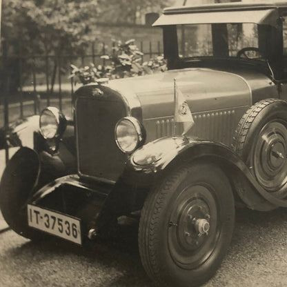 Vintage Photo Photograph Man with Classic Car - Tag AL22SM2