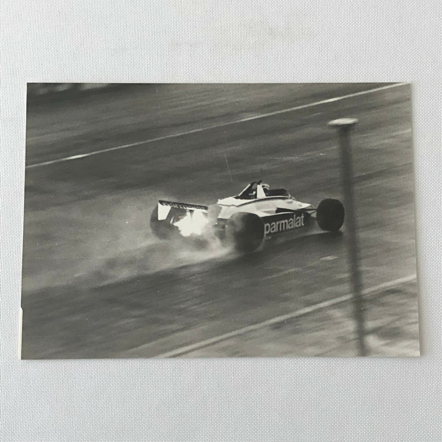 Vintage Brabham Racing Parmalat Car F1 Formula One Photo Photograph 