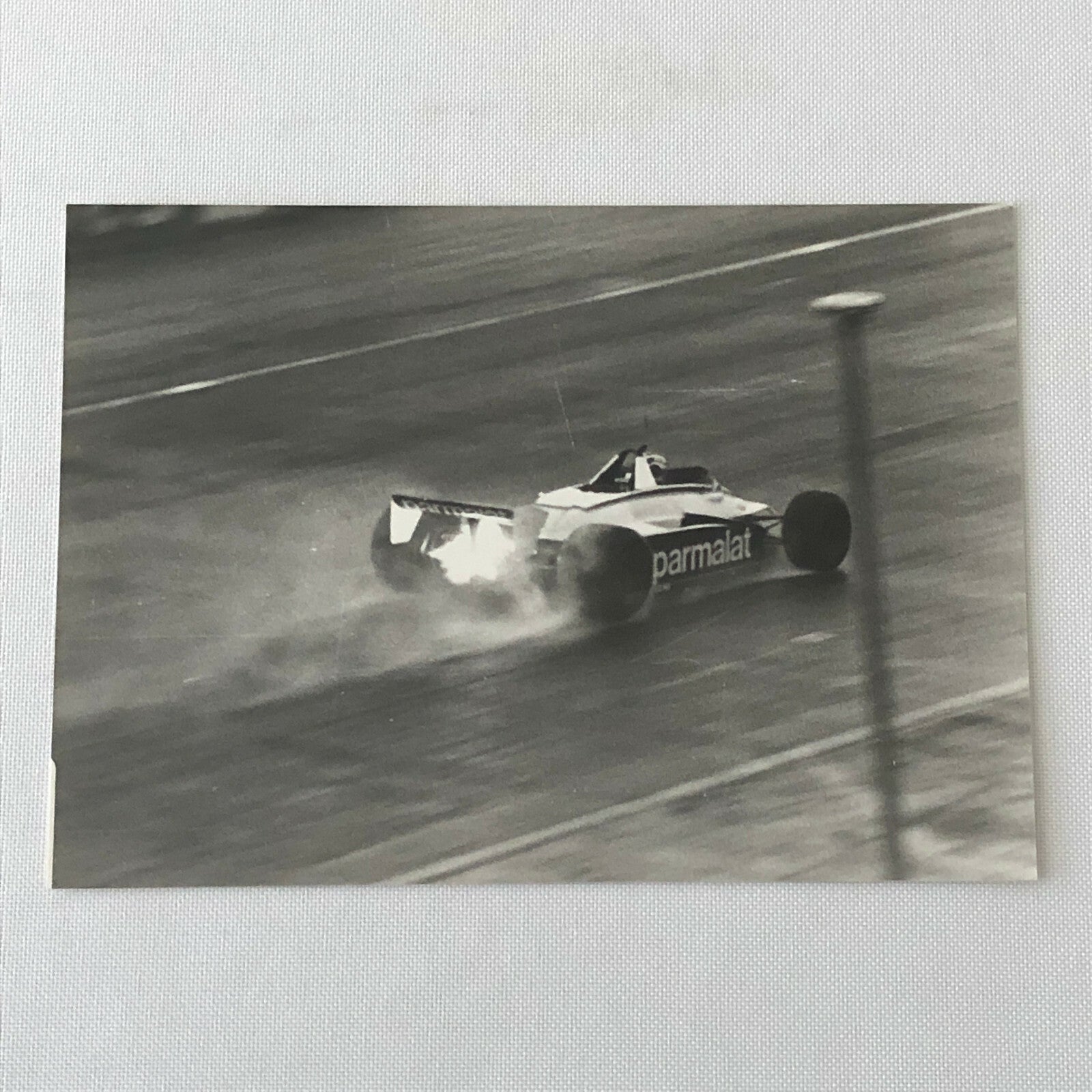 Vintage Brabham Racing Parmalat Car F1 Formula One Photo Photograph 