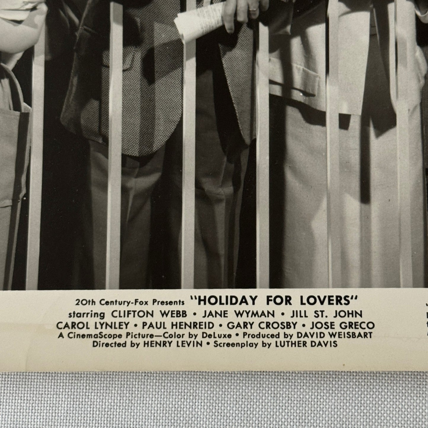 Vintage Movie Still Press Photo Photograph Holiday for Lovers 1959