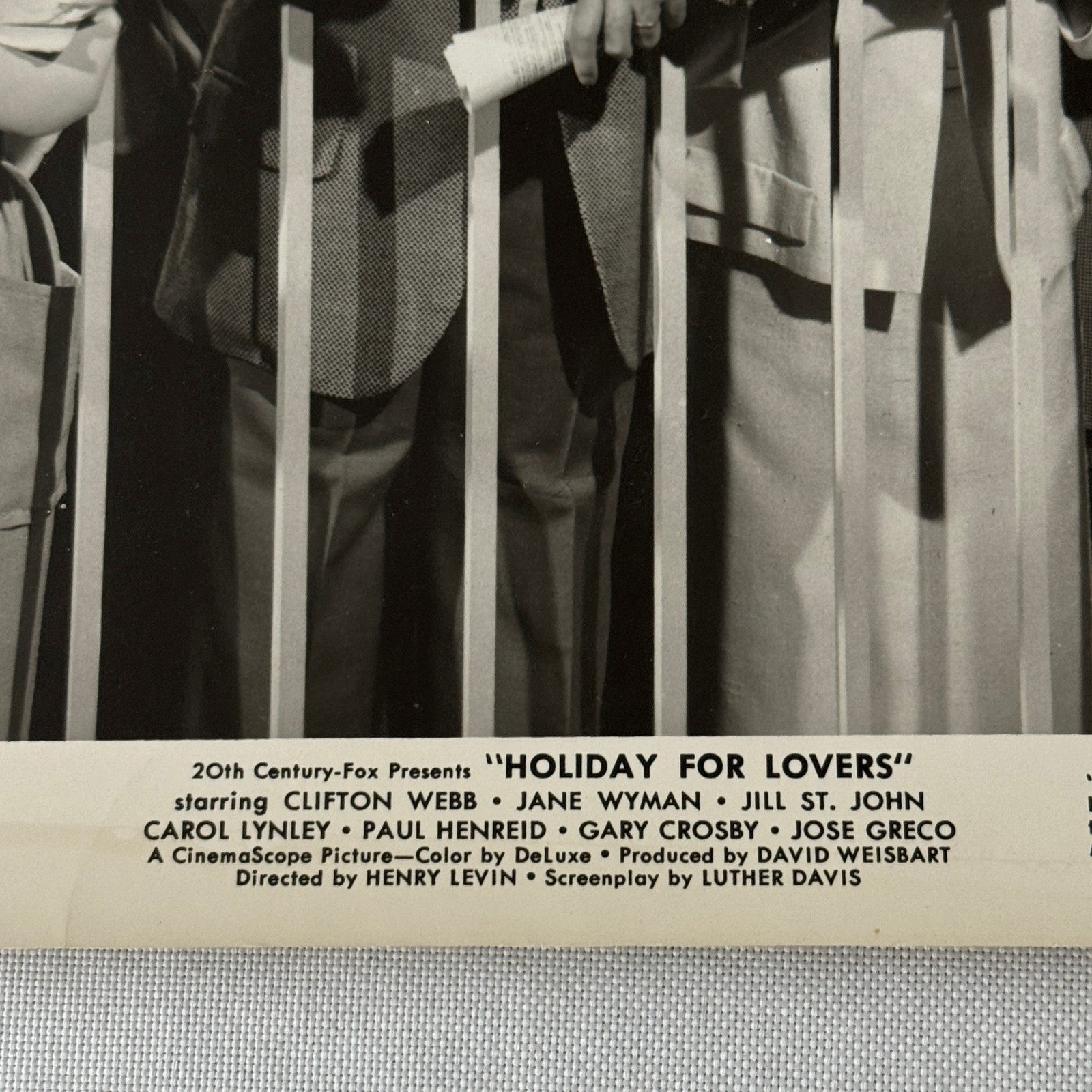 Vintage Movie Still Press Photo Photograph Holiday for Lovers 1959