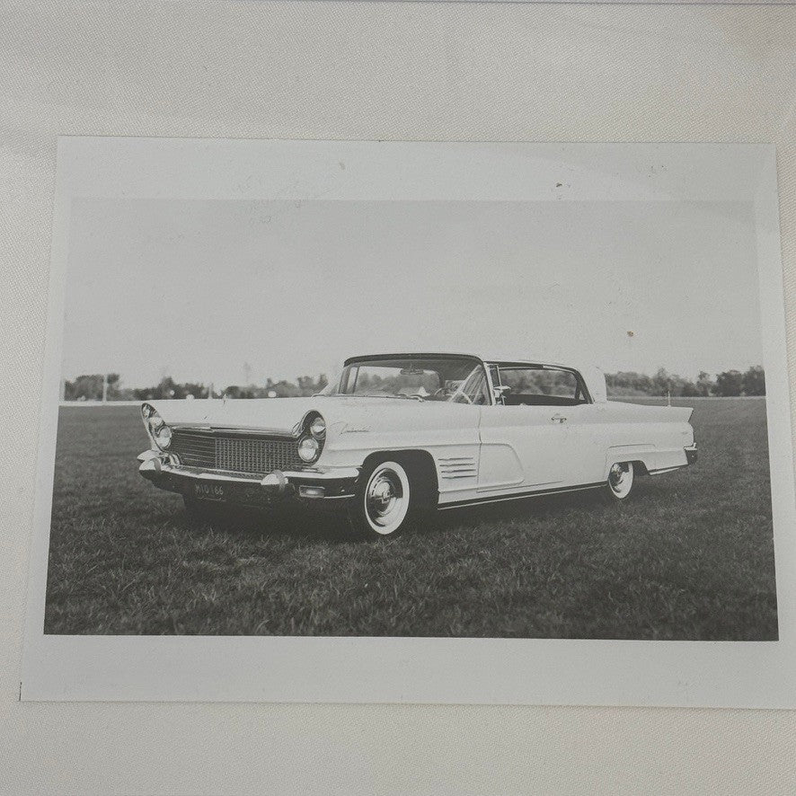 1958 Lincoln Continental Car Automobile Photo Photograph Print