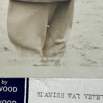 Master Sergeant Joseph L Haley Spanish War Veteran Retirement Press Photo 1933
