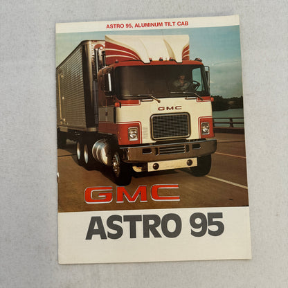 GMC Astro 95 Truck Sales Brochure Catalog Advertising Vintage