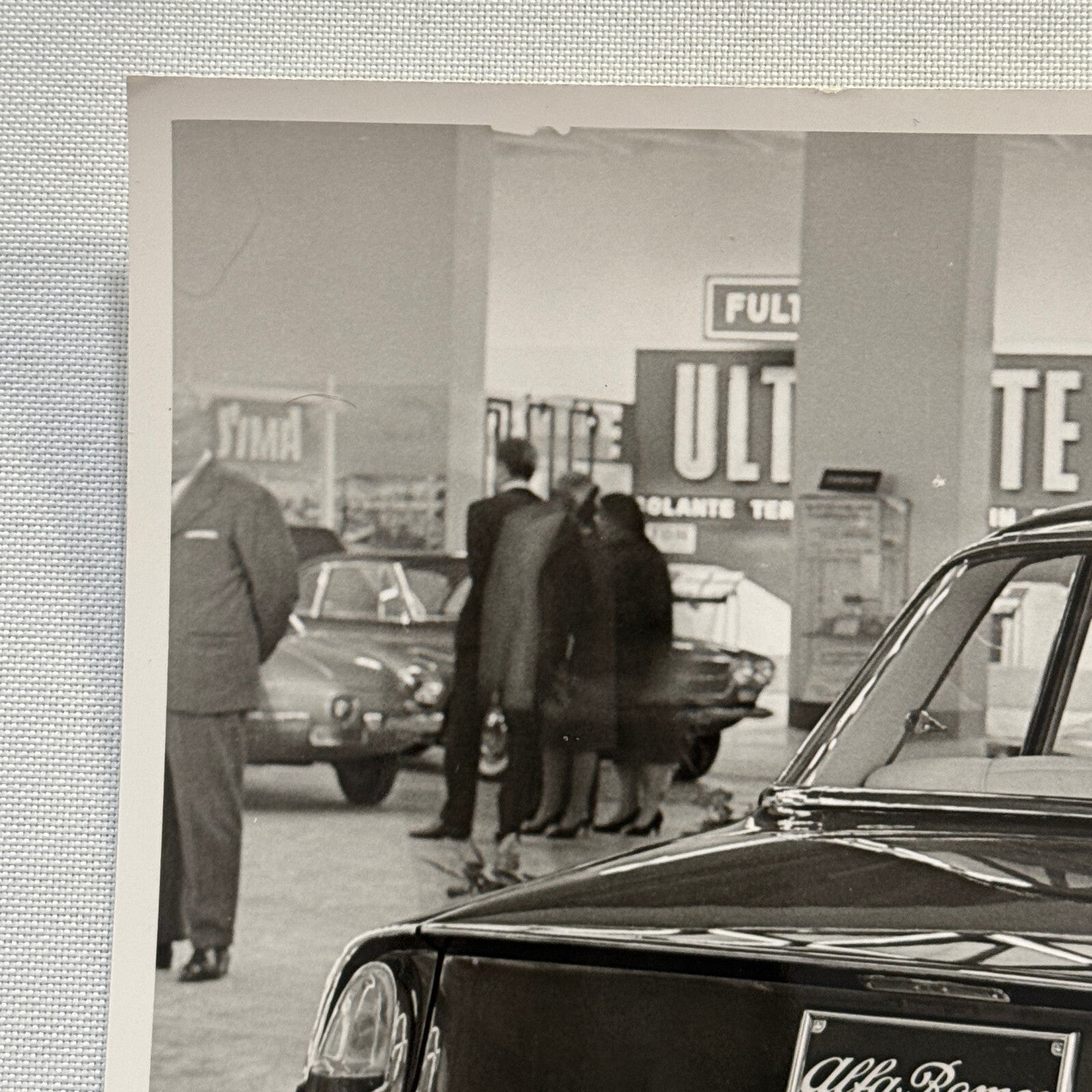 Alfa Romeo 2000 Coupe Car Photo Photograph Print Vintage