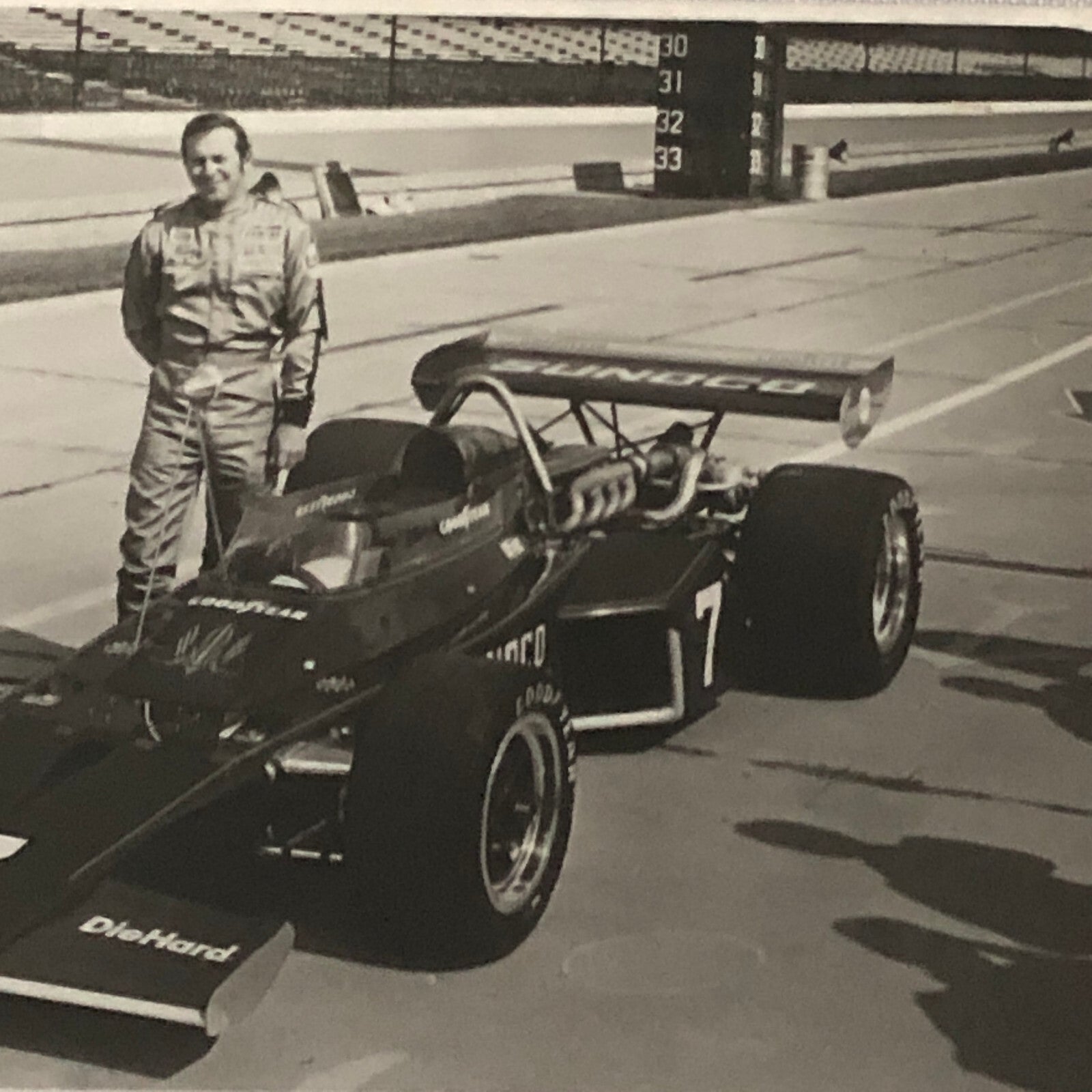 Vintage Indy Indianapolis Racing Photo Photograph Gary Bettenhausen 1972 McLaren