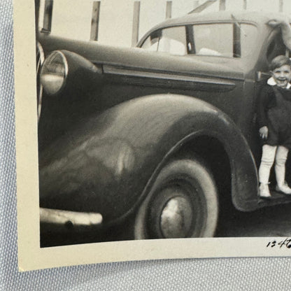 Vintage Car Automobile Photo Photograph Print Snapshot Quebec Canada