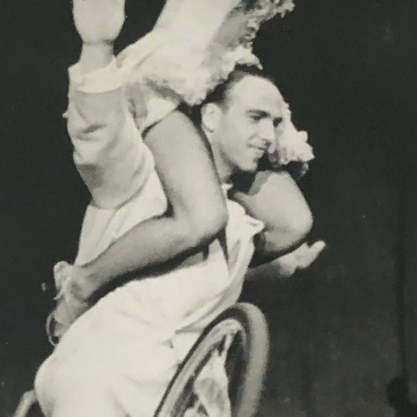 Circus Performer Bicycle Balancing Act 2 Heinkes Vintage Photo Photograph