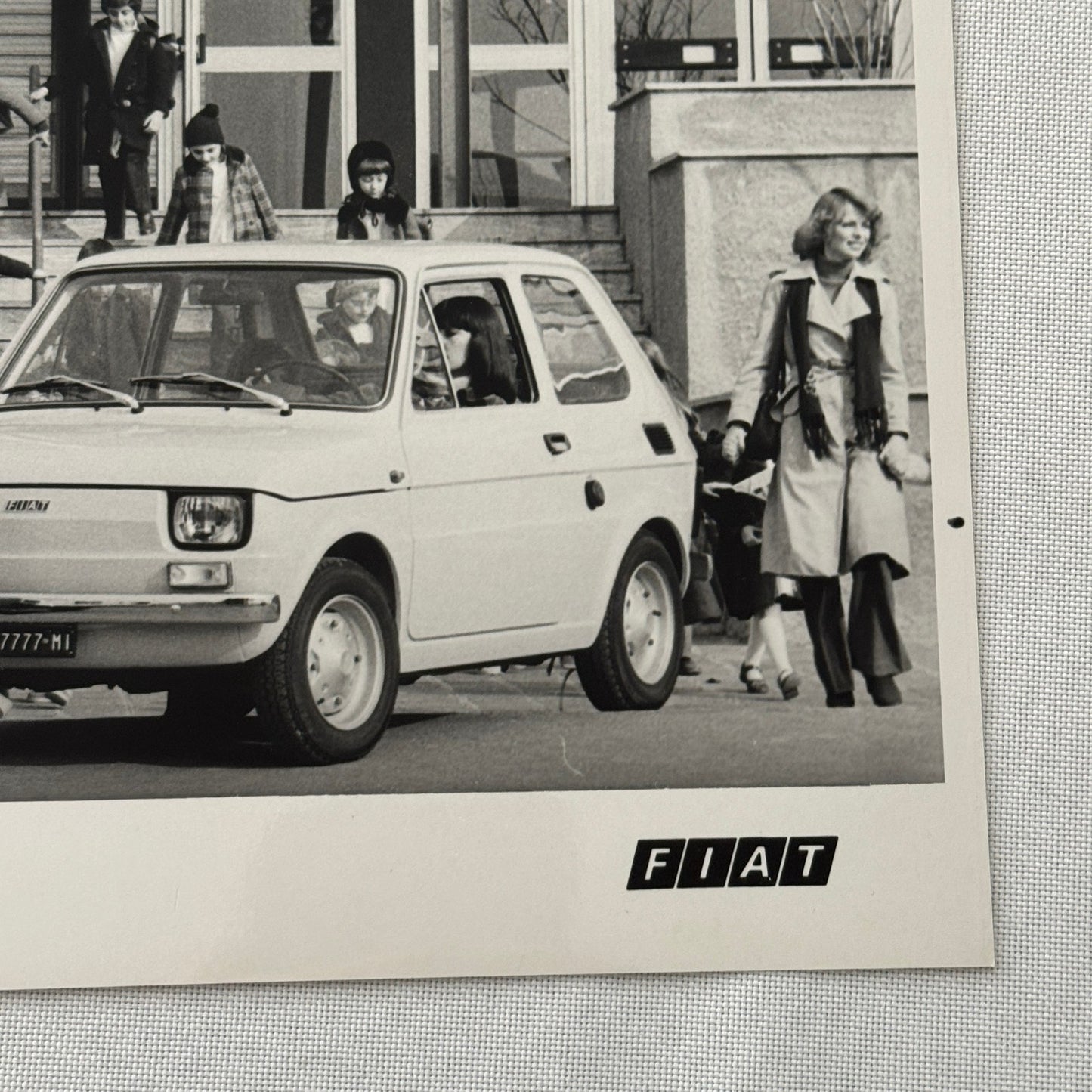 Fiat 126 Car Factory Press Photo Photograph Print 1976
