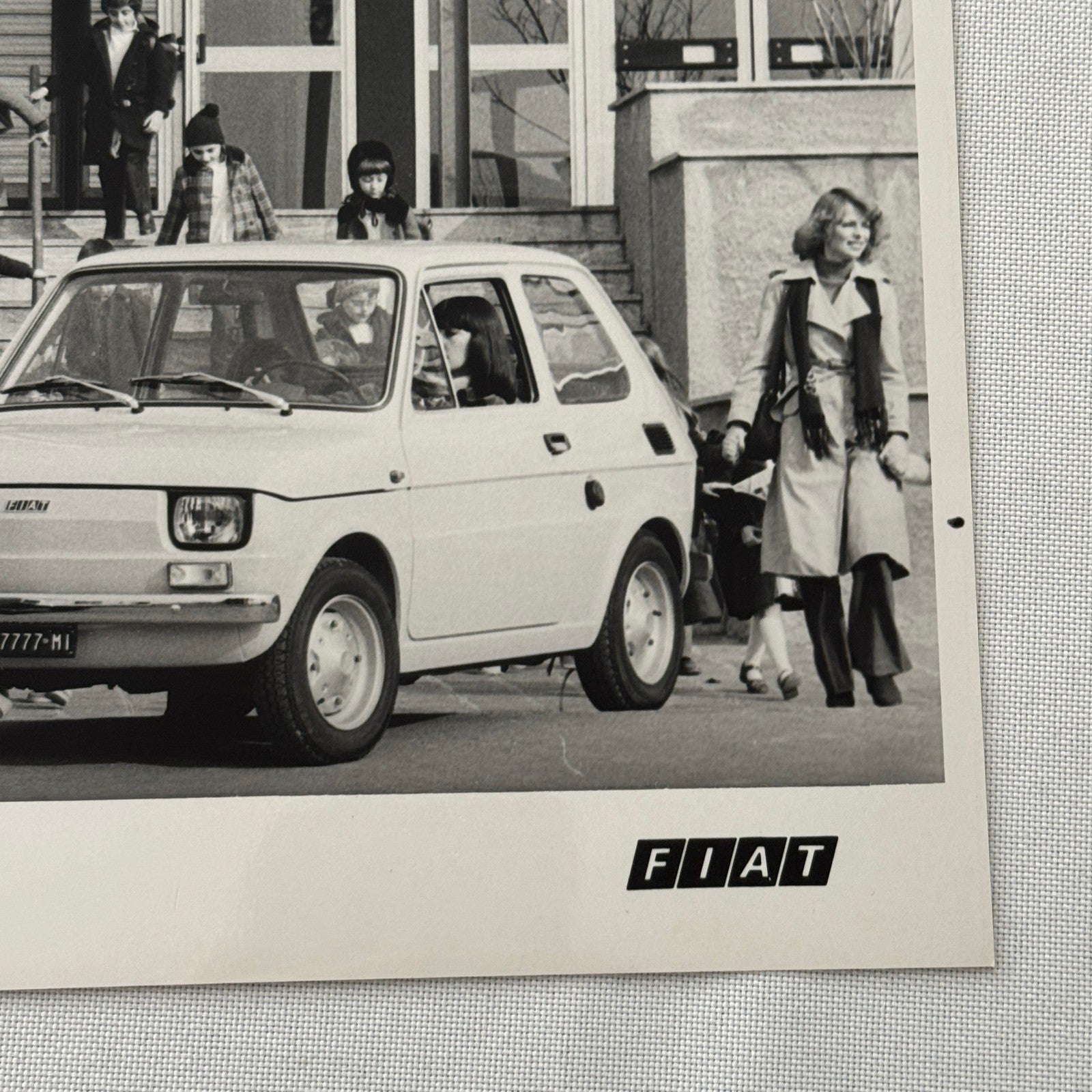 Fiat 126 Car Factory Press Photo Photograph Print 1976