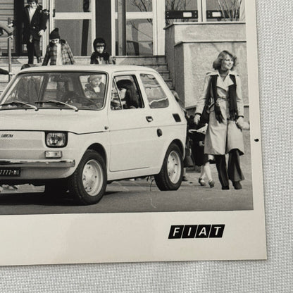Fiat 126 Car Factory Press Photo Photograph Print 1976