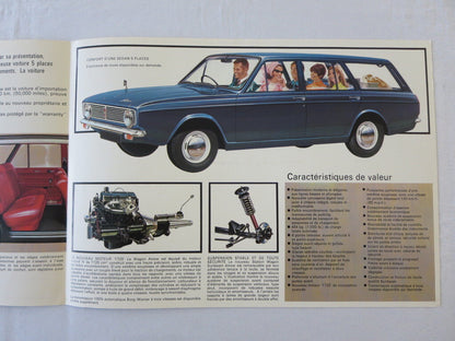 1960s Sunbeam Arrow Wagon Sales Brochure Catalog FRENCH Chrysler Rootes 