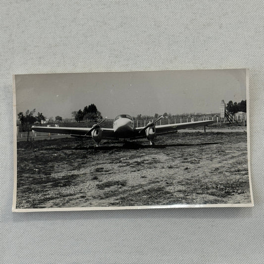 Vintage Airplane Aircraft Plane Photo Photograph