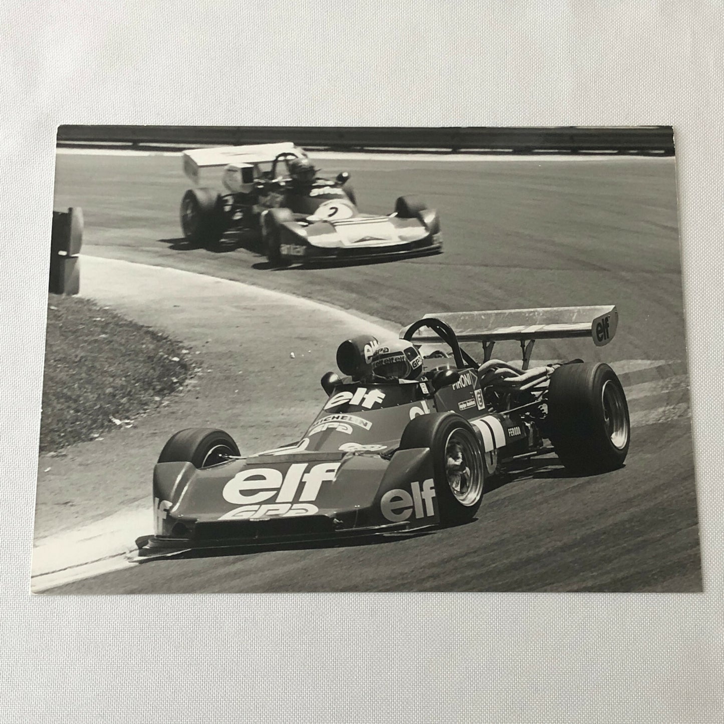 Vintage 1976 Formula 2 F2 Pau Grand Prix Racing Photo Photograph Cars