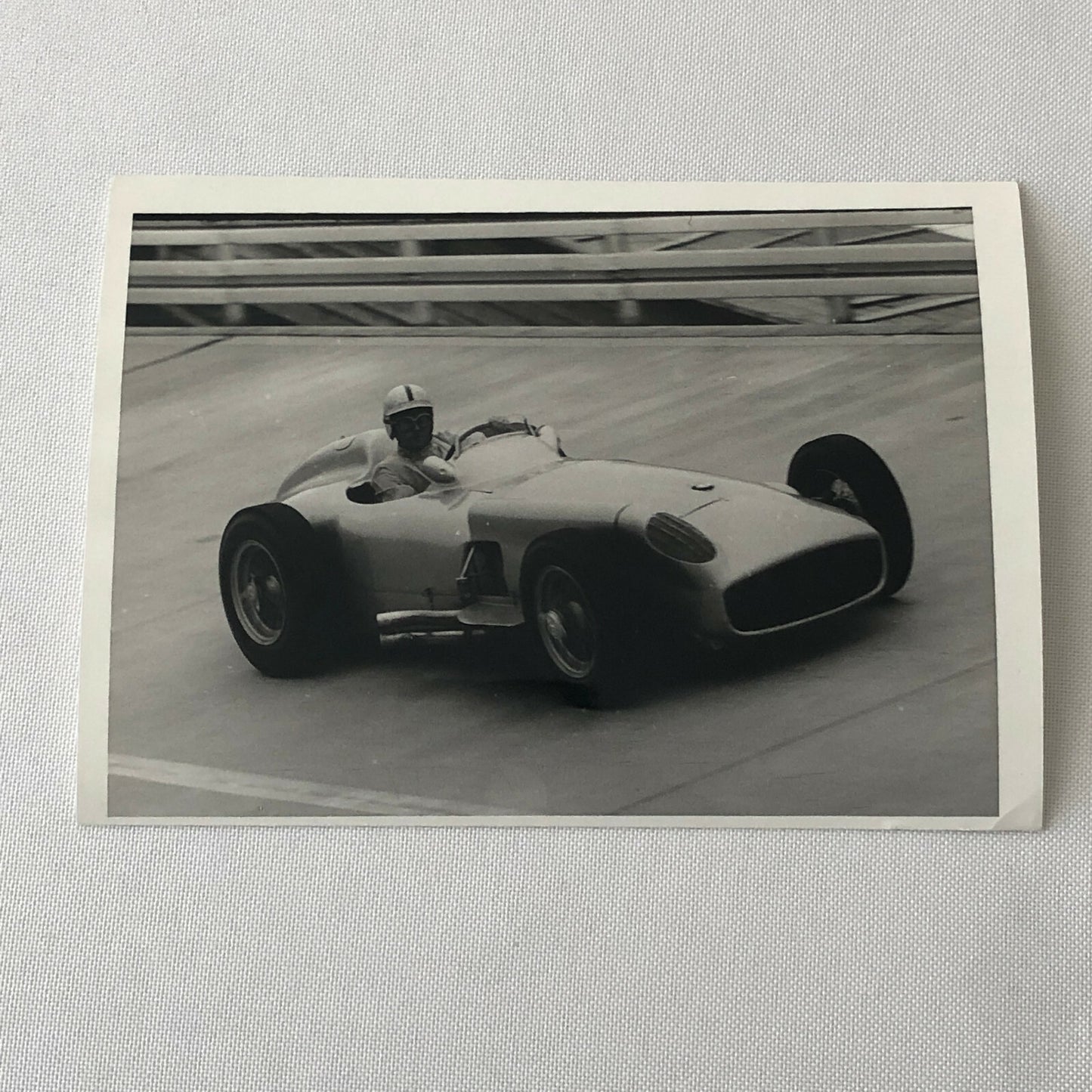 Vintage Racing Photo Photograph Jack Brabham Mercedes Car ? 