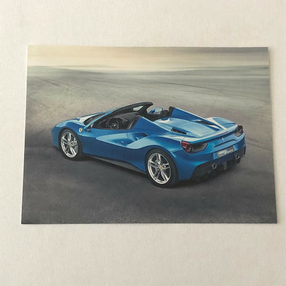 Ferrari 488 Spider Convertible Car Factory Photo Lot of 6 