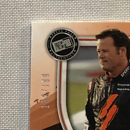 2011 Press Pass Fanfare Robby Gordon Race Used Glove Relic Card NASCAR /199