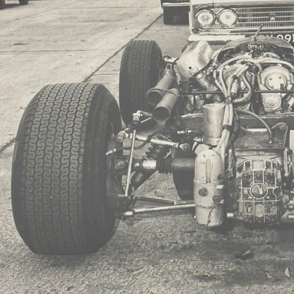 Vintage Cooper Maserati Racing Car Photograph Motorsports Photo Print