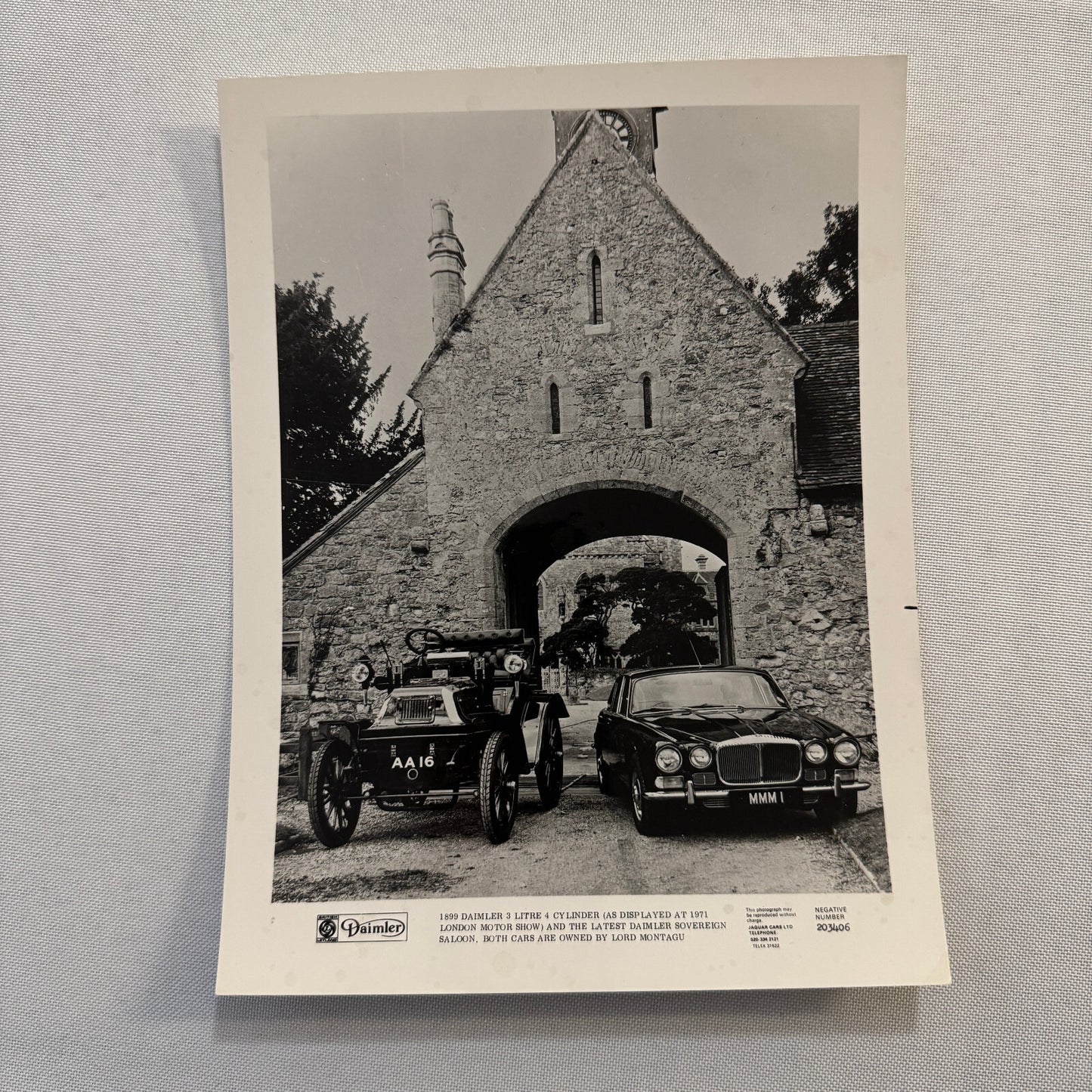 Daimler Sovereign Car Factory Press Photo Photograph Jaguar 1971 1972
