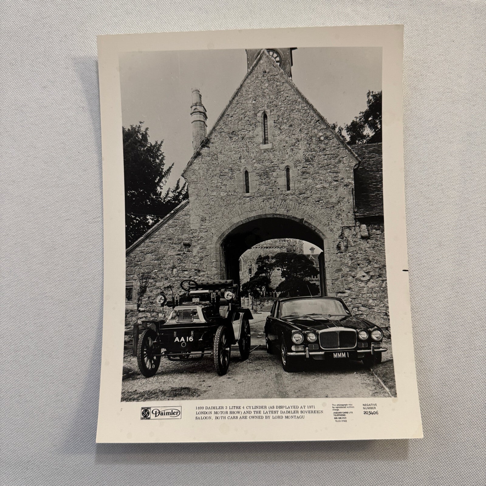 Daimler Sovereign Car Factory Press Photo Photograph Jaguar 1971 1972
