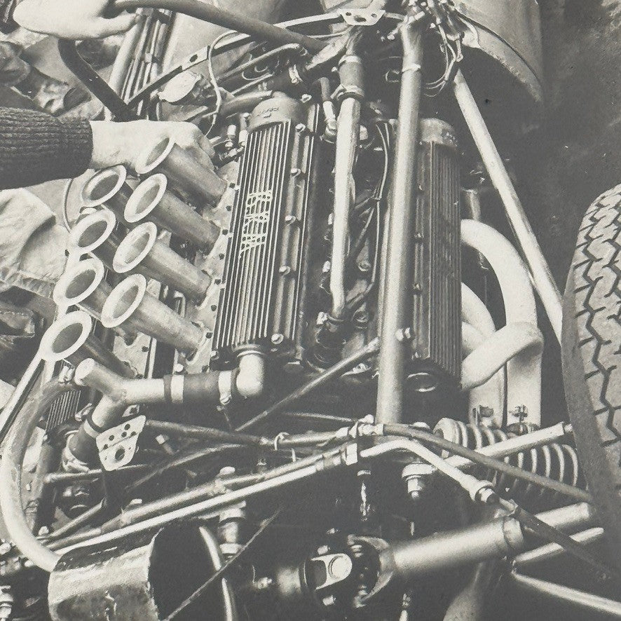 Vintage Racing Photo BRM Car 1966 German Grand Prix Race Engine Motorsport