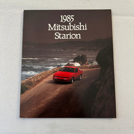 1985 Mitsubishi Starion Sports Car Sales Brochure Catalog Advertising