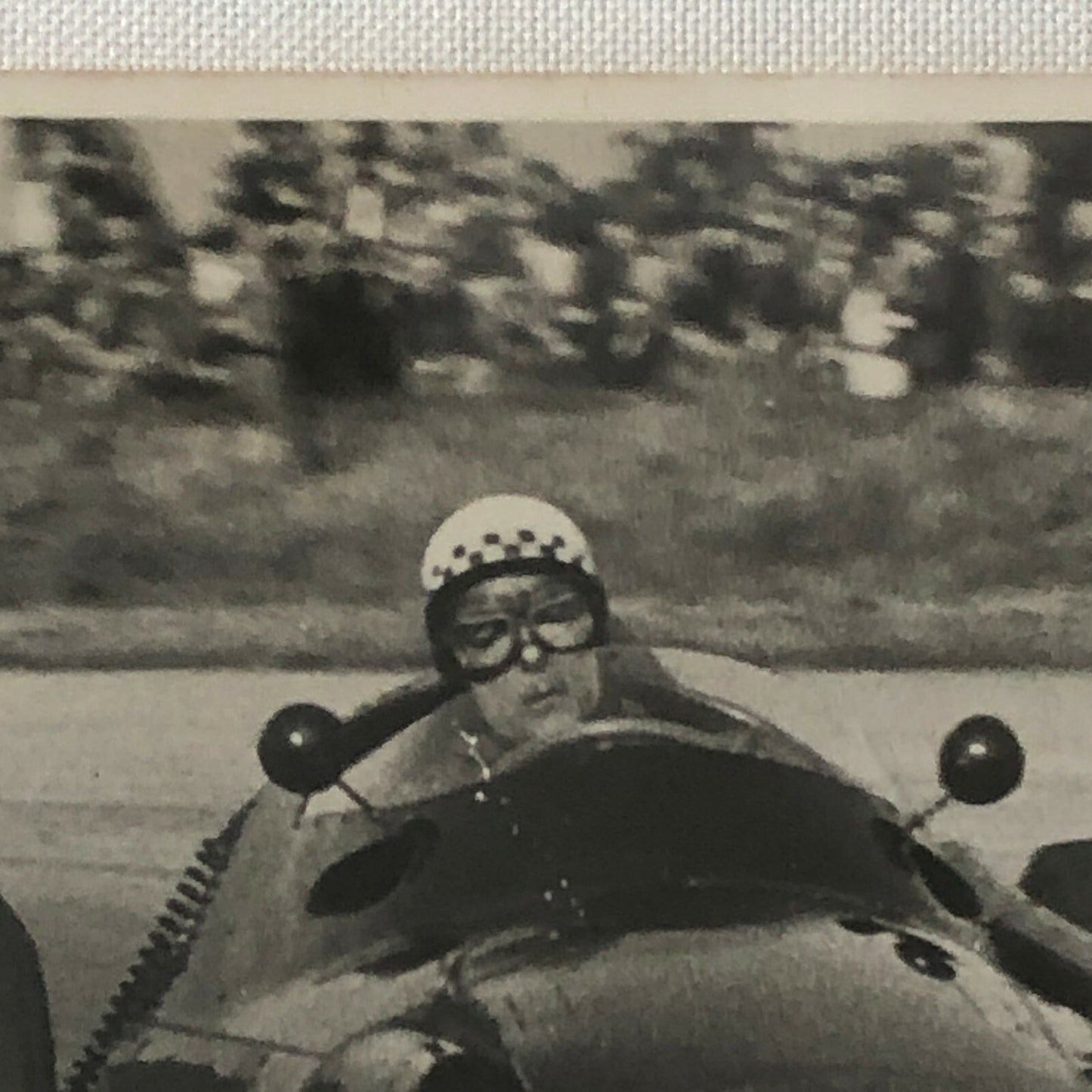 Vintage Racing Car Photograph Photo Print - Jean Behra in BRM Car 