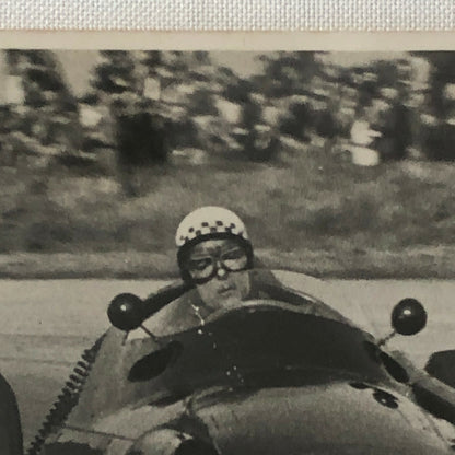 Vintage Racing Car Photograph Photo Print - Jean Behra in BRM Car 
