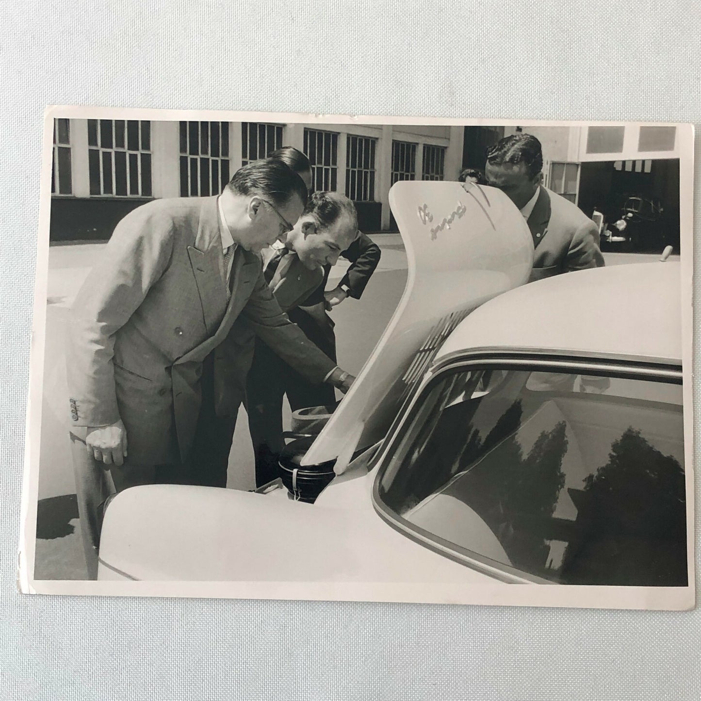 Vintage NSU Prinz 30 Stirling Moss Racing Driver Factory Press Photo Photograph 