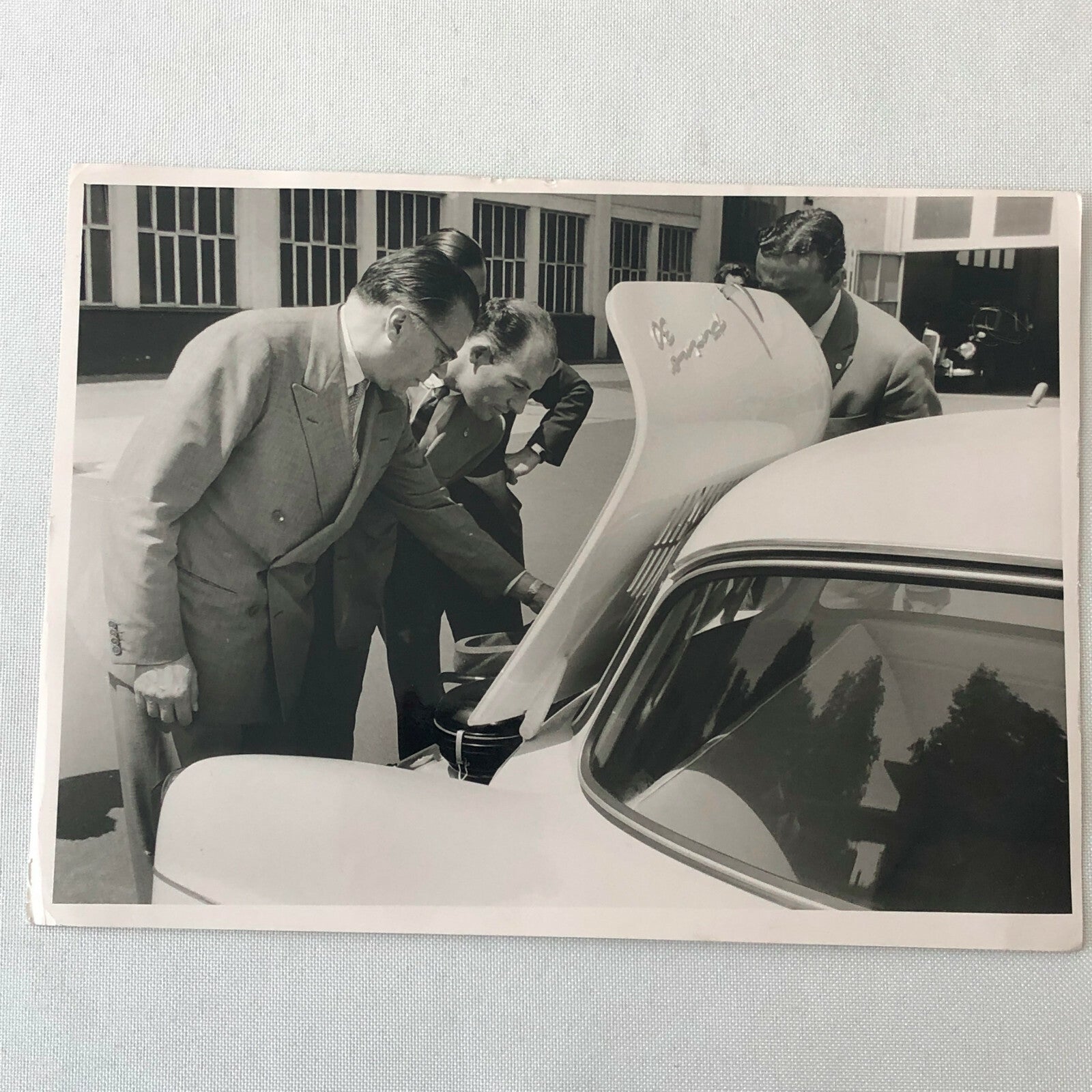 Vintage NSU Prinz 30 Stirling Moss Racing Driver Factory Press Photo Photograph 