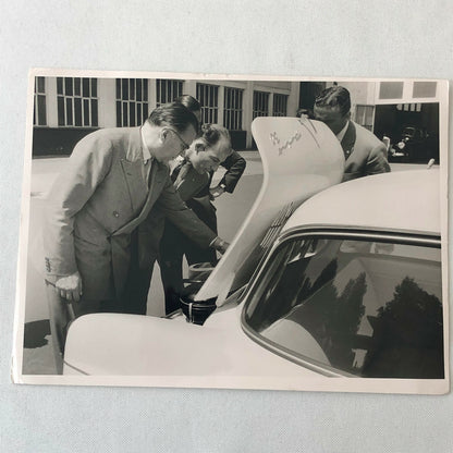 Vintage NSU Prinz 30 Stirling Moss Racing Driver Factory Press Photo Photograph 