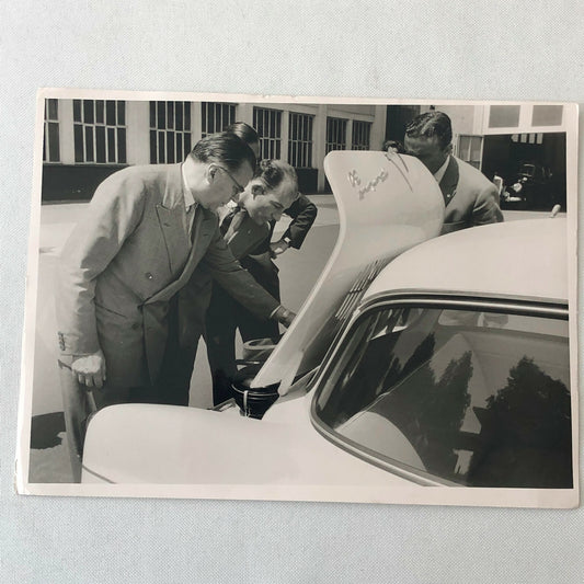Vintage NSU Prinz 30 Stirling Moss Racing Driver Factory Press Photo Photograph 
