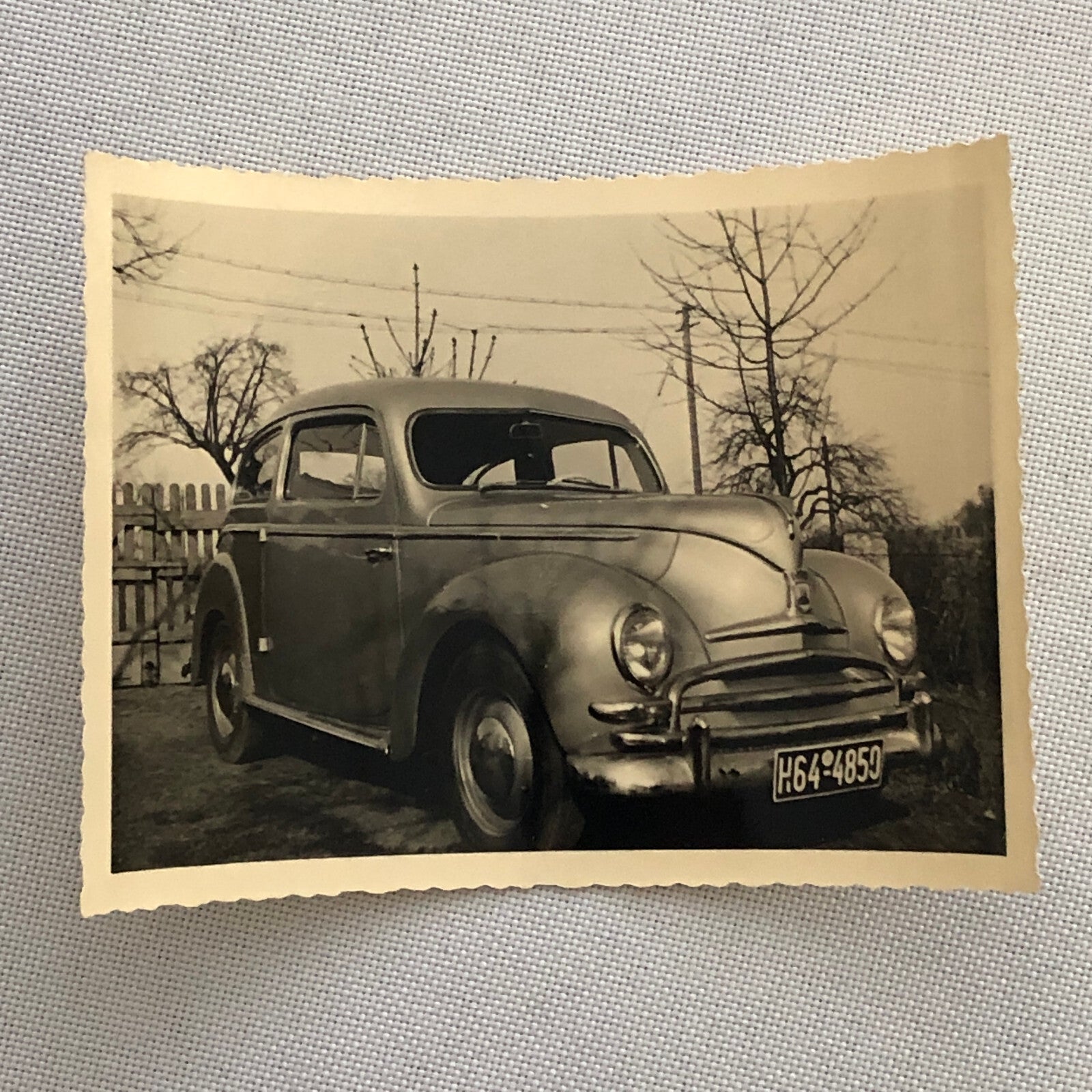 Vintage Photo Photograph Car Automobile Taunus ? Lot of 3 - Tag AL22SM2
