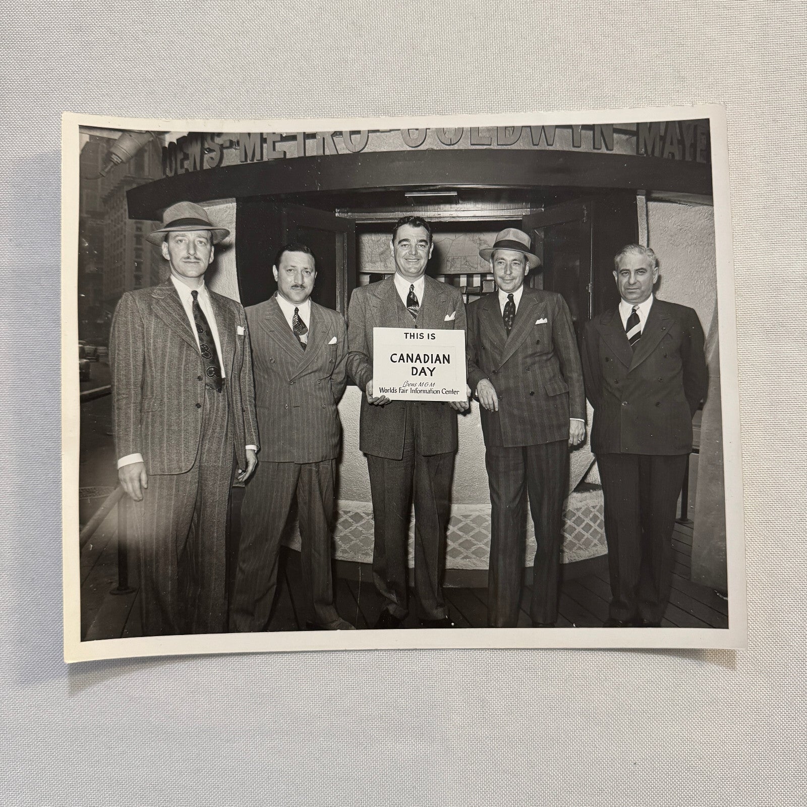 Metro Goldwyn Meyer MGM Film Executives Photo Photograph Vintage