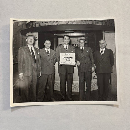 Metro Goldwyn Meyer MGM Film Executives Photo Photograph Vintage