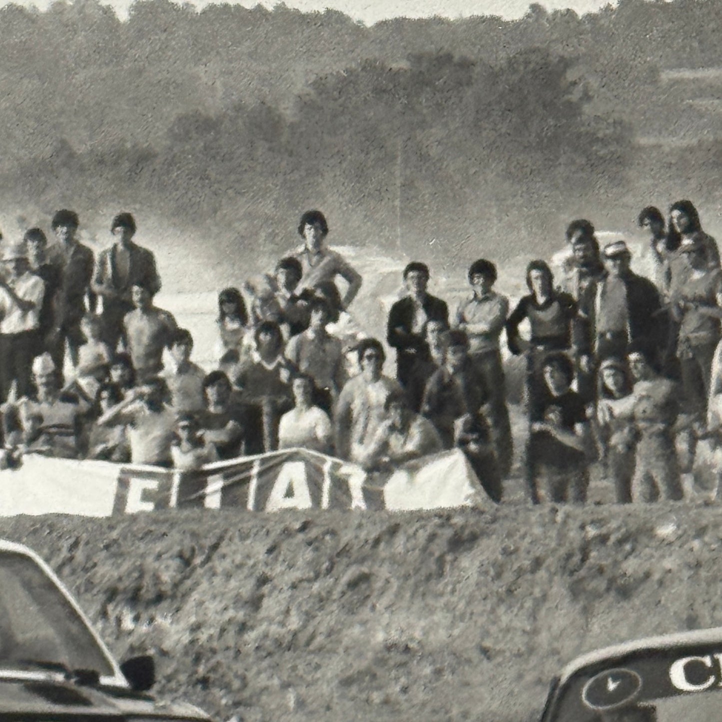 Vintage Rally Racing Photo Photograph Print DPPI Porsche 911 Volvo Car
