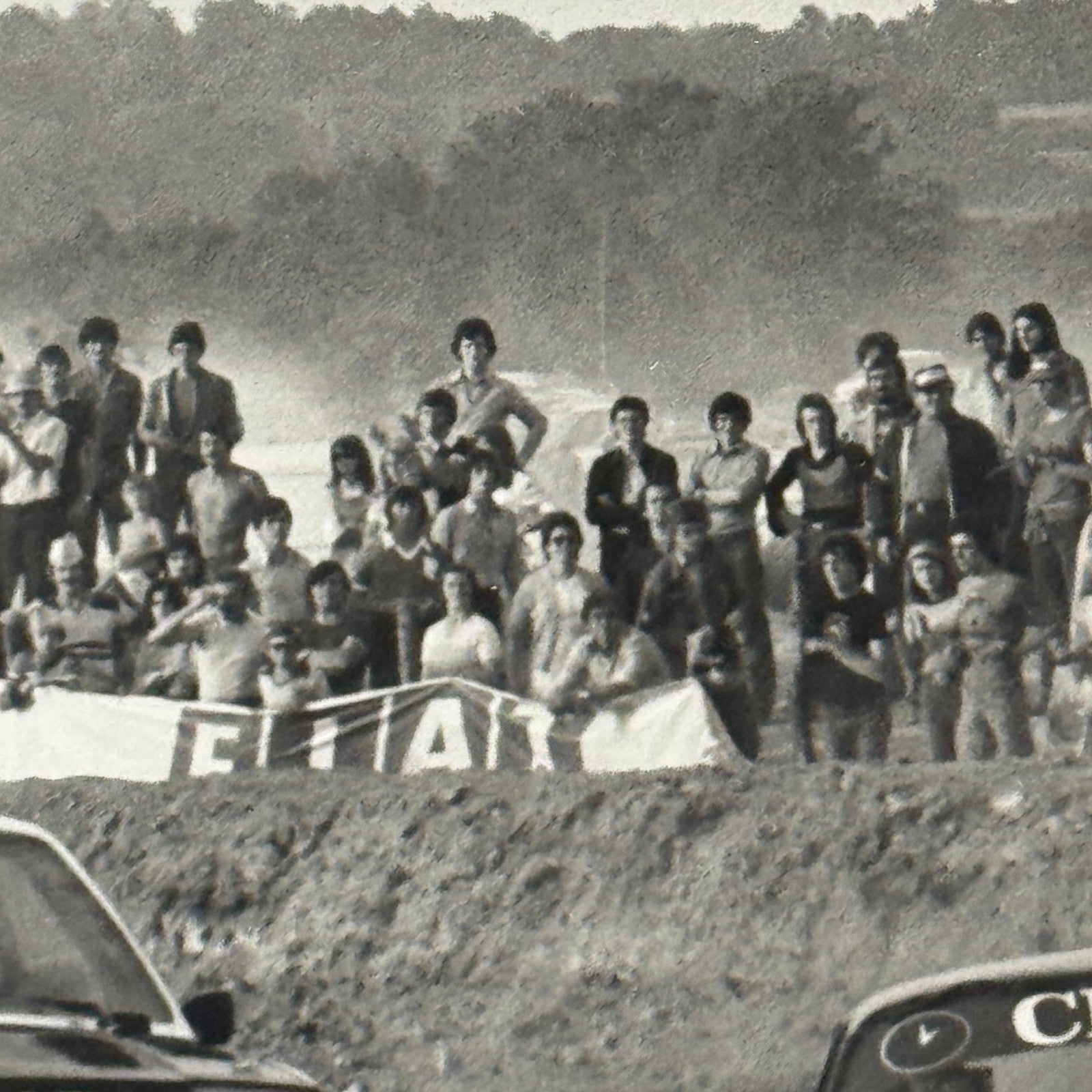Vintage Rally Racing Photo Photograph Print DPPI Porsche 911 Volvo Car