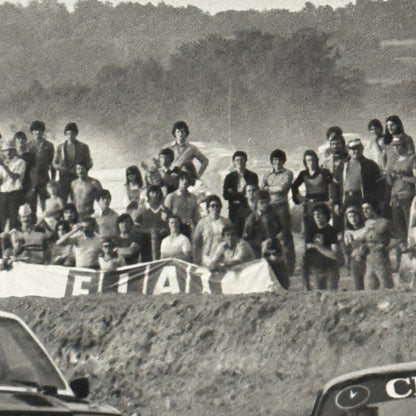 Vintage Rally Racing Photo Photograph Print DPPI Porsche 911 Volvo Car