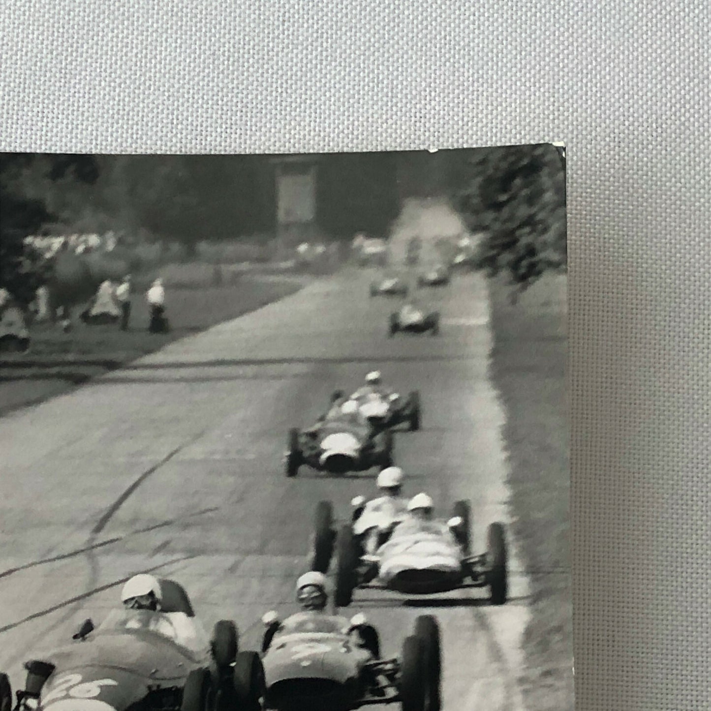 1961 Formula Junior Car Race at Monza Italy Racing Press Photo Photograph 