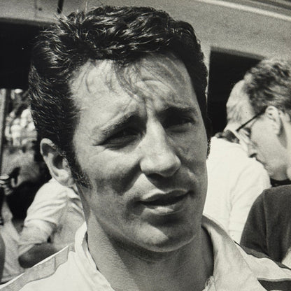 Vintage Racing Photo Mario Andretti 1969 German Grand Prix Race Photograph