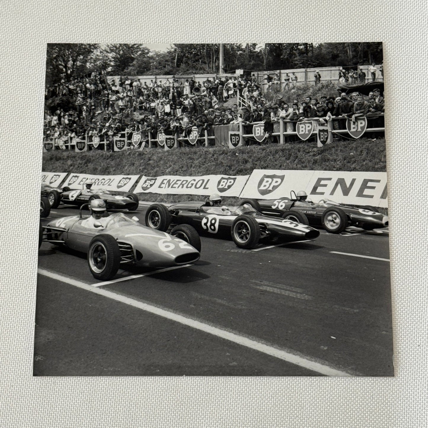 1962 Formula Junior Racing Photo Tony Maggs Alan Rees Bob Anderson Modern Print