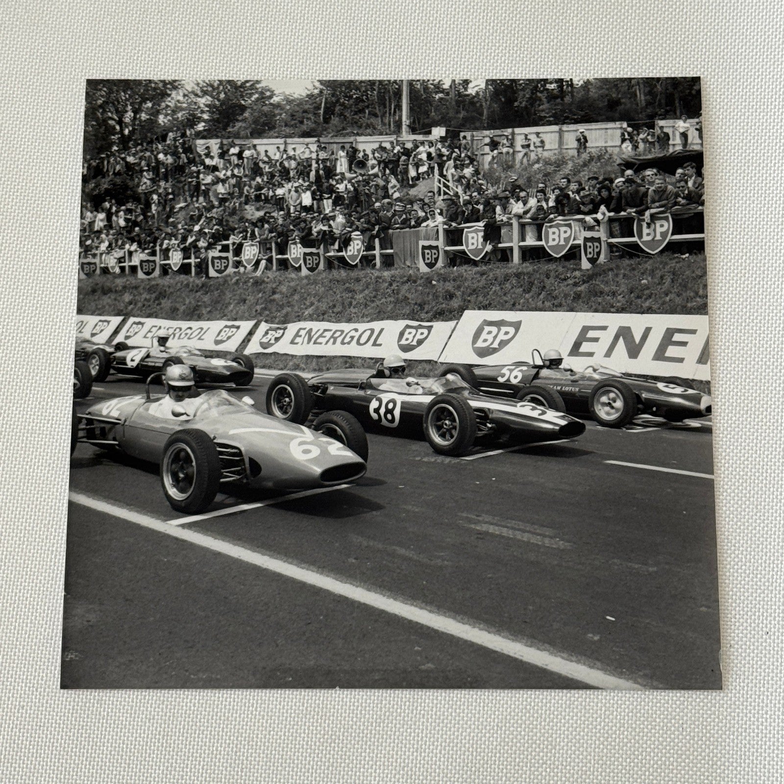 1962 Formula Junior Racing Photo Tony Maggs Alan Rees Bob Anderson Modern Print