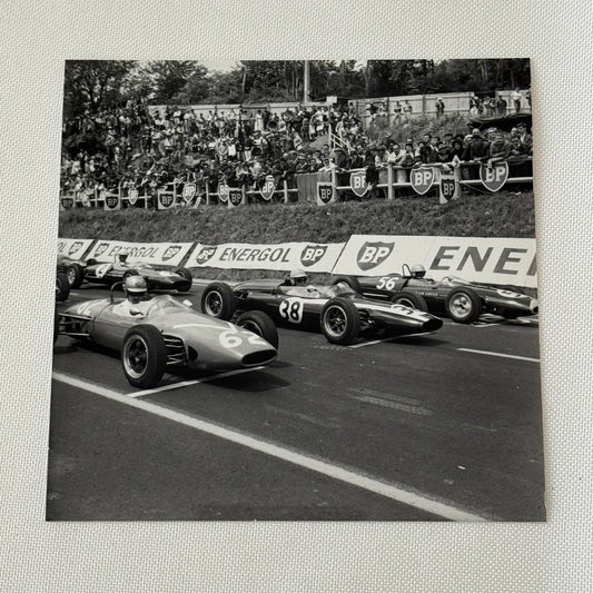 1962 Formula Junior Racing Photo Tony Maggs Alan Rees Bob Anderson Modern Print