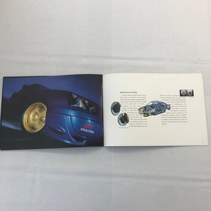 Subaru Impreza WRX STi Car Sales Brochure Catalog GERMAN TEXT European