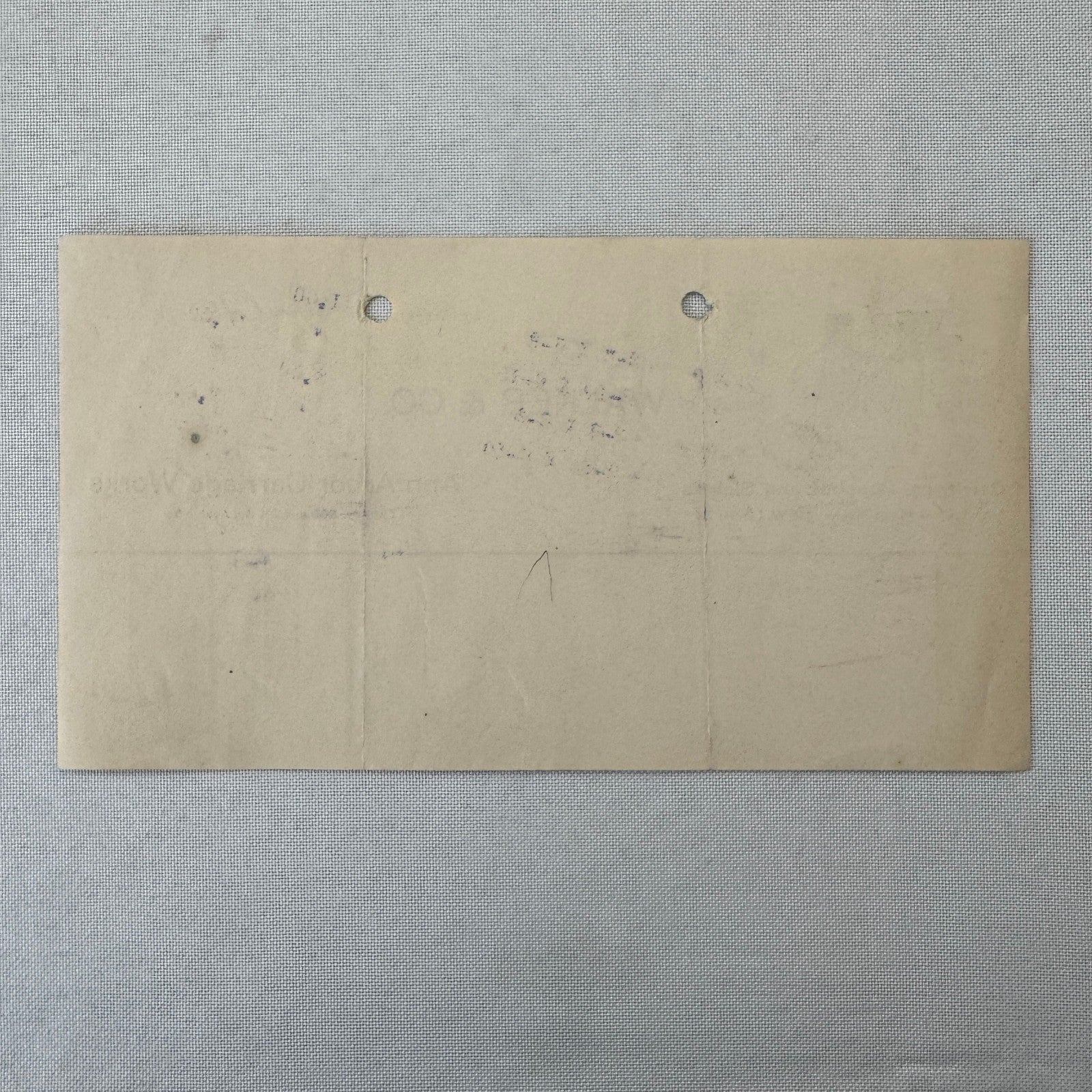Walker and Company Receipt Letterhead Document 1908 Carriage Sleigh Ann Arbor MI