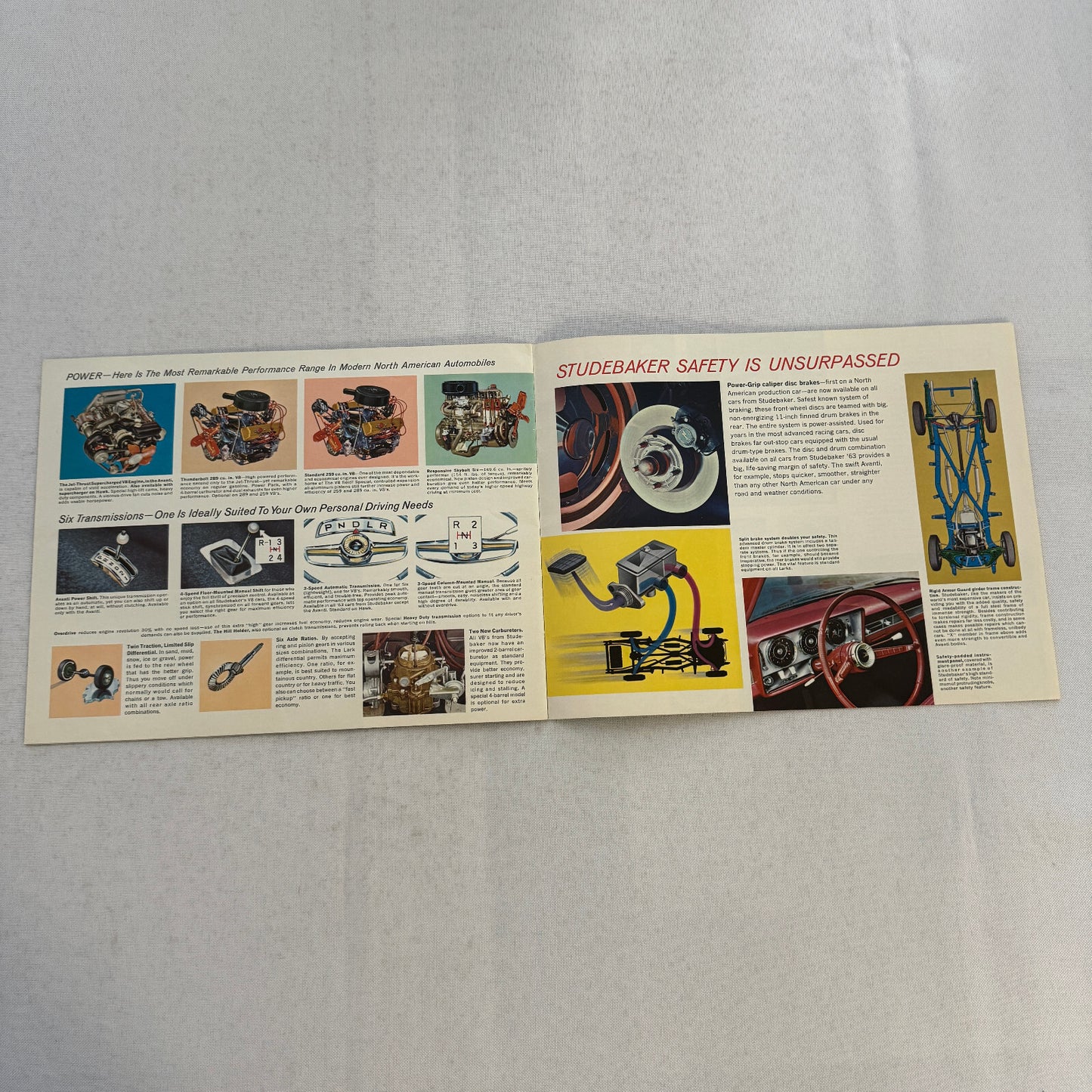 1963 Studebaker Car Sales Brochure Catalog Gran Turismo Hawk Lark Avanti Wagon