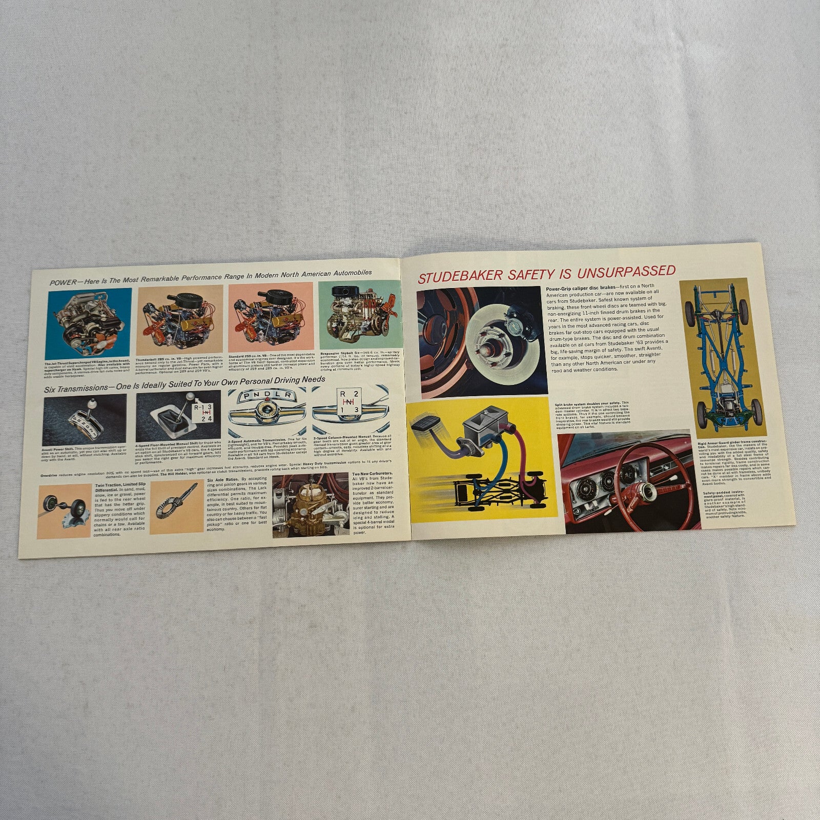 1963 Studebaker Car Sales Brochure Catalog Gran Turismo Hawk Lark Avanti Wagon